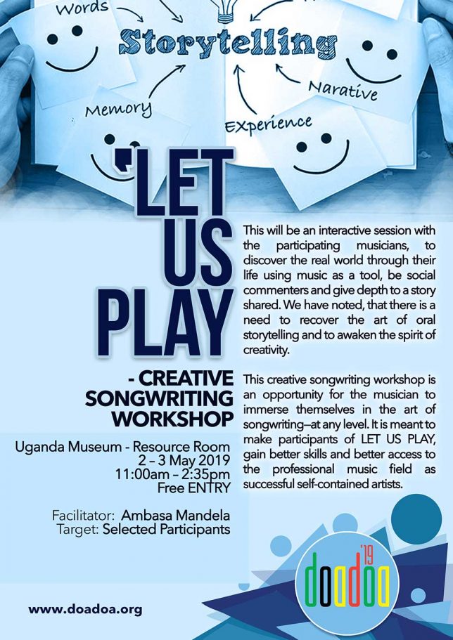 Let Us Play Workshop Poster